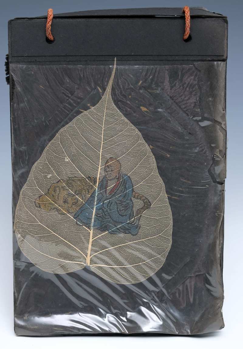 An album of eighteen bodhi leaf paintings - 图22