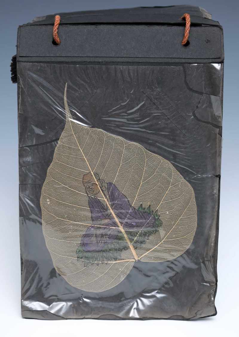 An album of eighteen bodhi leaf paintings - 图23