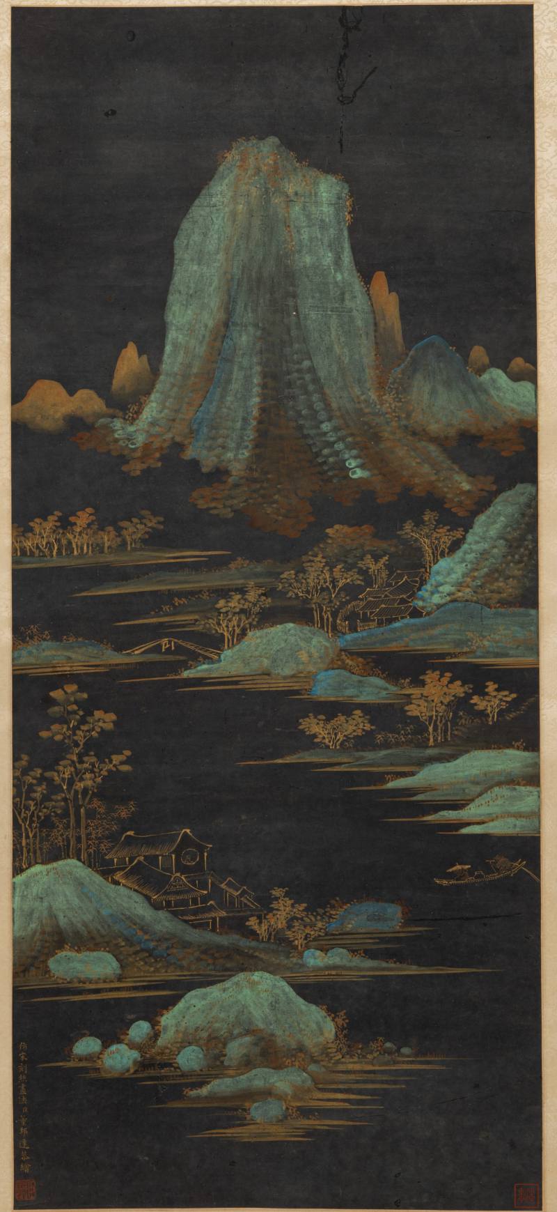 董邦達 | Dong Bangda (1699-1769) 董邦達 a Song Dynasty-style landscape painting - 图2