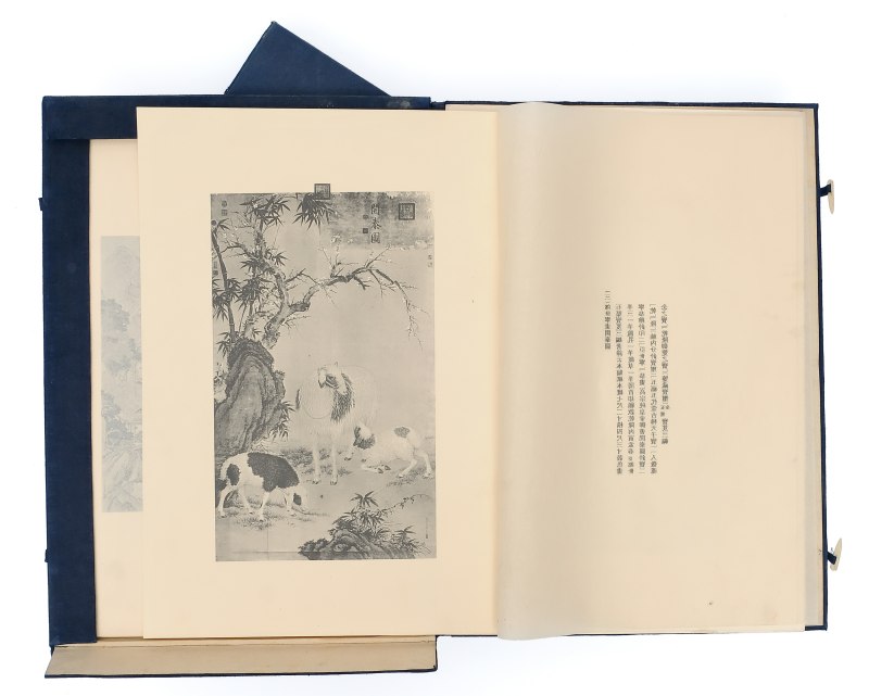A five-volume Palace Museum Lang Shining collotype album - 图6