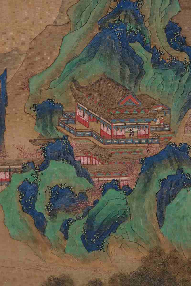 臣 趙伯駒 恭上 | A mountainous landscape inscribed Zhao Boju 臣 趙伯駒 恭上 - 图9
