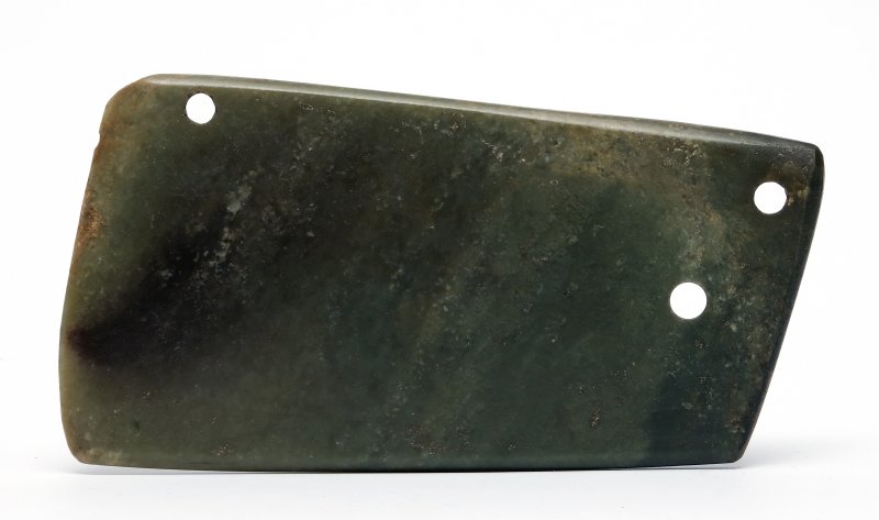 A neolithic jade axe blade 'Fu' - 图2