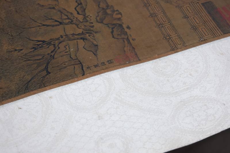 趙伯駒 | A palace scene with figures, signed and in the manner of Zhao Boju 趙伯駒 - 图18