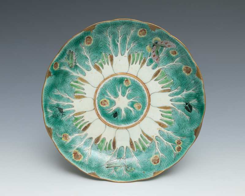 A 'cabbage leaf' pattern part service, Jiaqing mark and of the period (1796-1820) - 图2