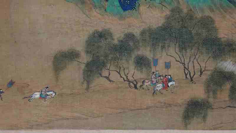 臣 趙伯駒 恭上 | A mountainous landscape inscribed Zhao Boju 臣 趙伯駒 恭上 - 图11