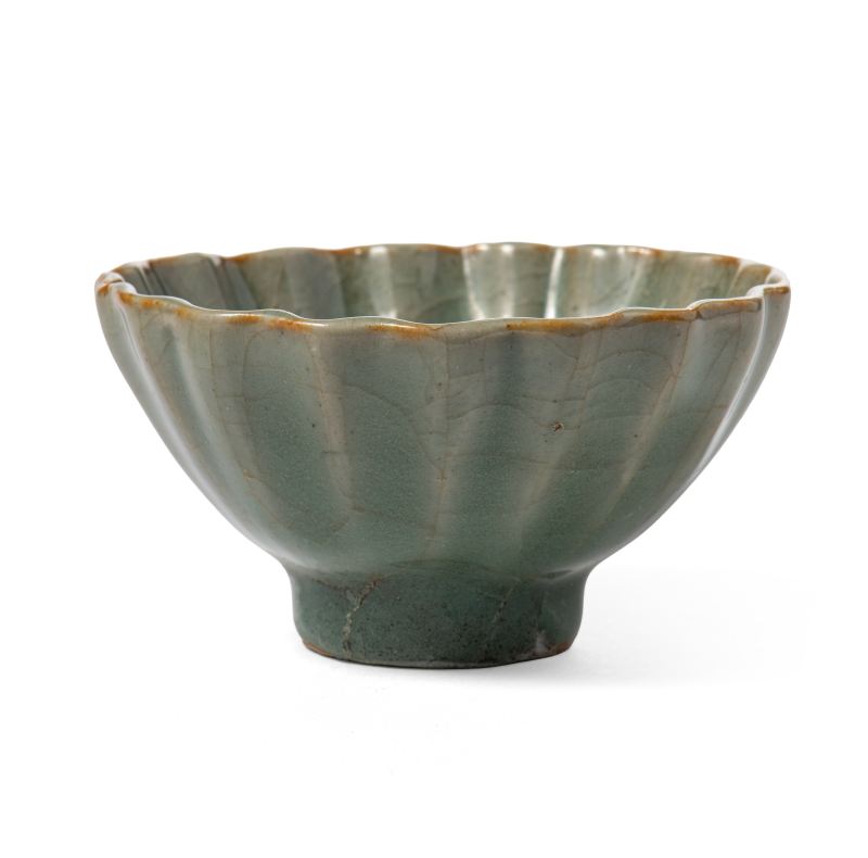 A small celadon 'lotus' cup