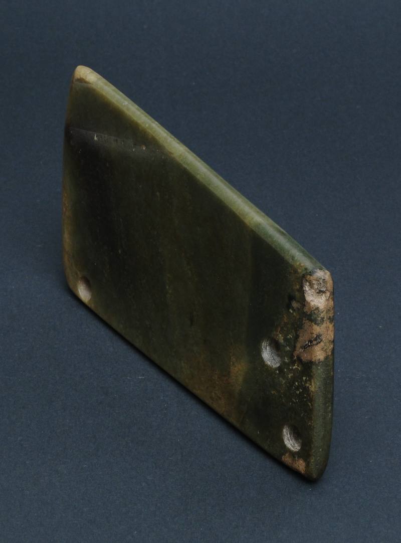 A neolithic jade axe blade 'Fu' - 图7
