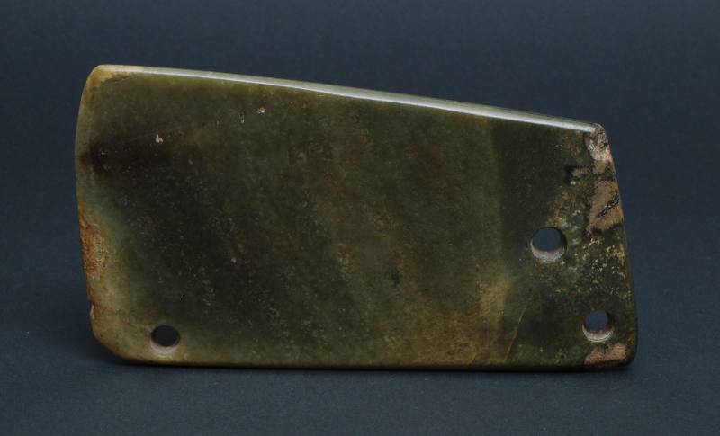A neolithic jade axe blade 'Fu' - 图6
