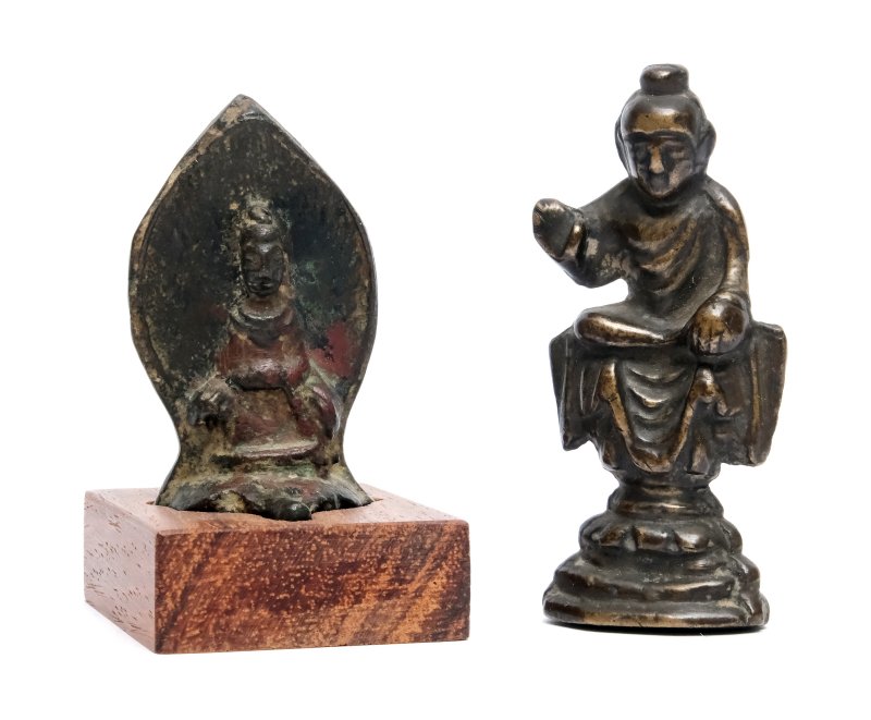 A group of five small bronze figures - 图8