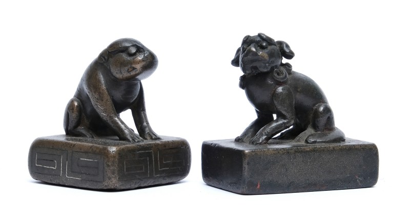 Four small bronze seals - 图2
