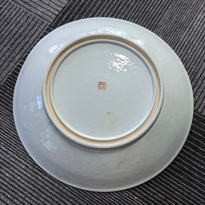民国 粉彩人物大盘 - 图9