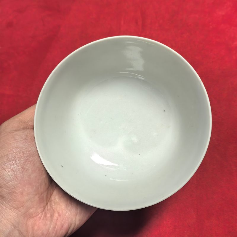 清晚期 绿彩龙纹碗 - 图6