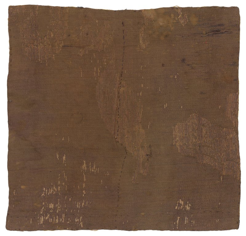 清康熙 金地繡武官一品麒麟補子  KANGXI PERIOD (1662-1722) - 图2