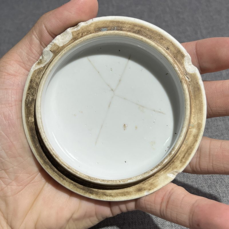 明晚期青花瑞兽筒式炉 - 图9