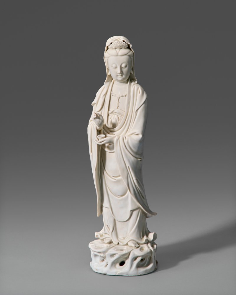 十七世紀 德化白瓷觀音立像  17TH CENTURY - 图1