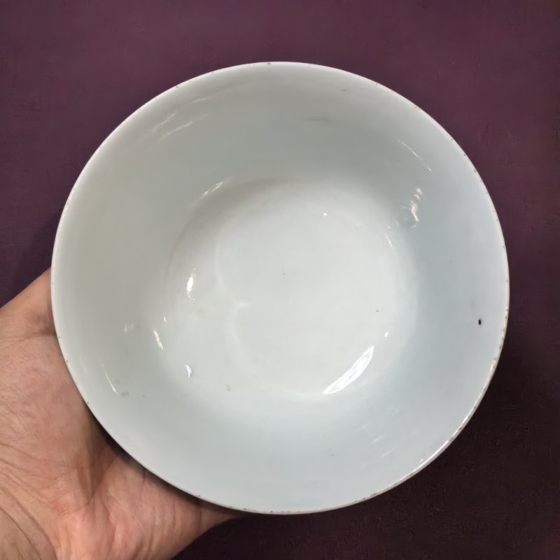 清中期 青花缠枝花卉纹碗 - 图6