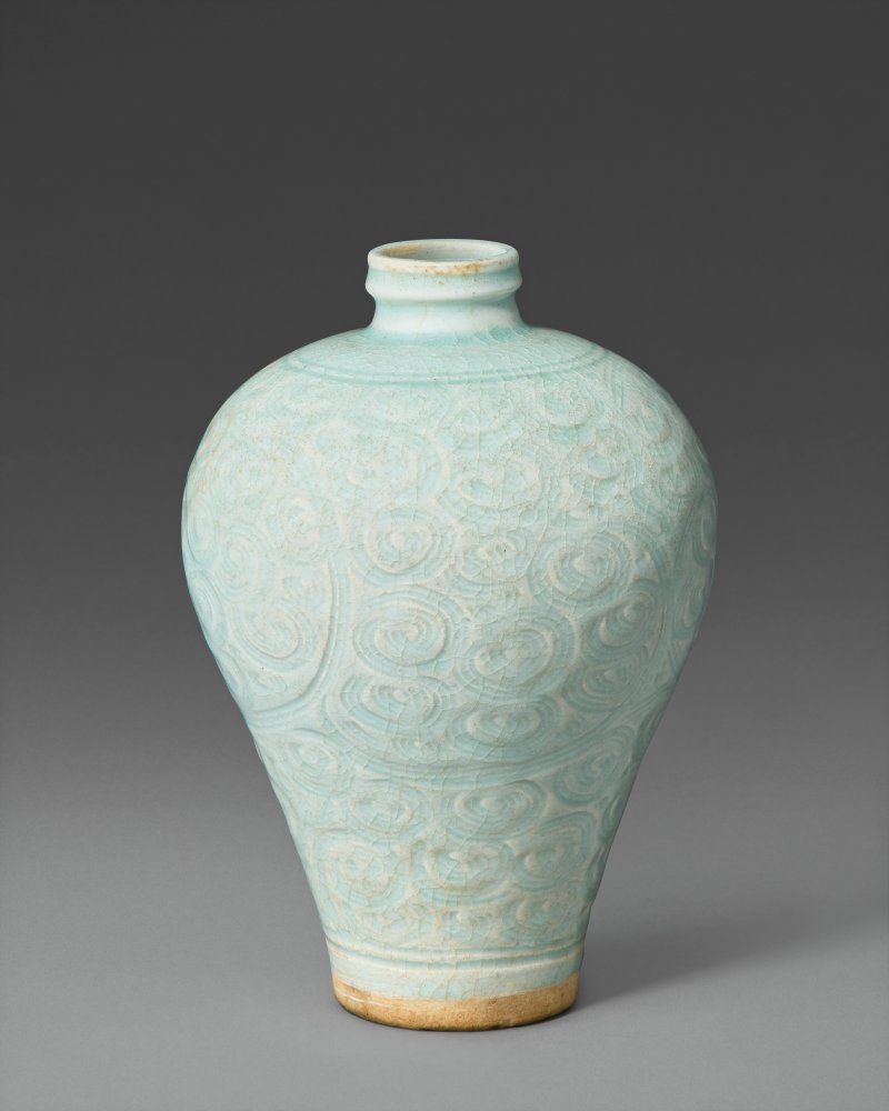 南宋 青白釉刻剔犀紋梅瓶  SOUTHERN SONG DYNASTY (1127-1279) - 图2