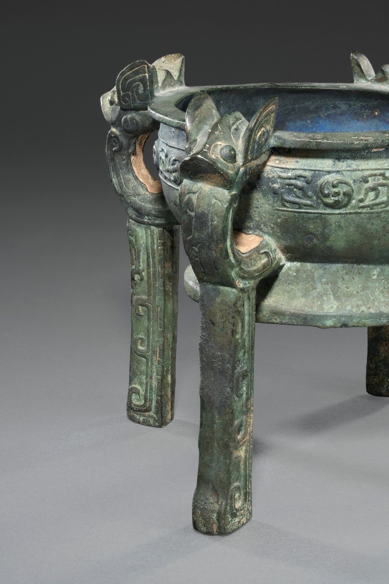 西周早期 公元前十一至十世紀 青銅四足簋  EARLY WESTERN ZHOU DYNASTY, 11TH-10TH CENTURY BC - 图2