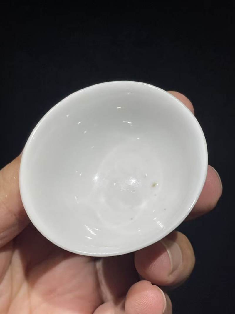 民国刘润民定烧粉彩花卉杯2只 - 图6
