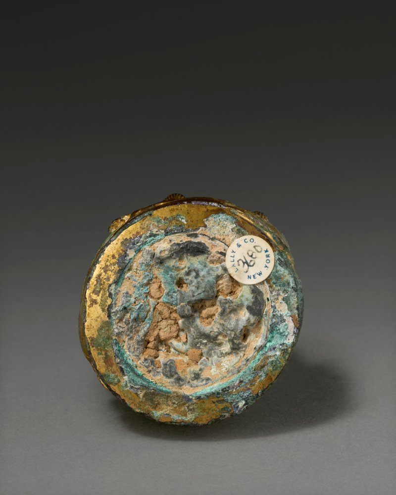 漢 鎏金銅博山式瑟枘  HAN DYNASTY (206 BC-AD 220) - 图5
