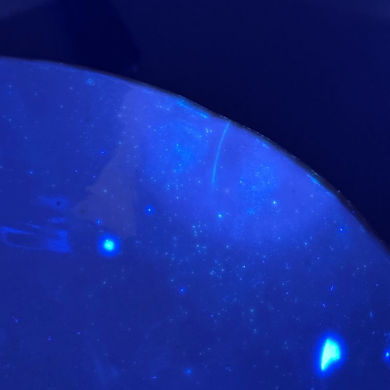 清同治 矾红描金五福捧寿纹碗 - 图14