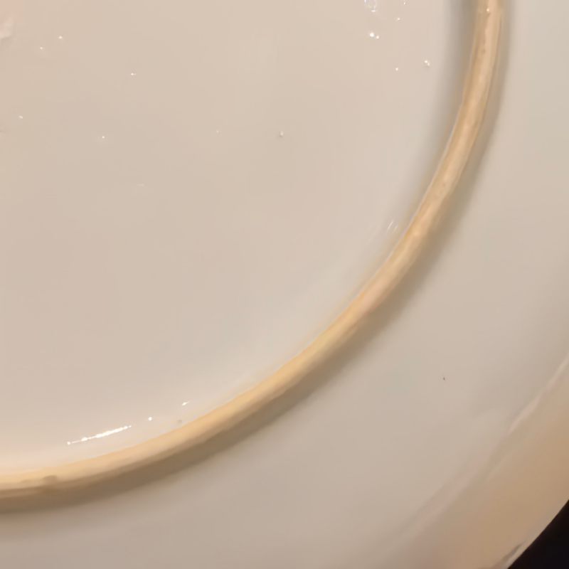 清康熙 青花花卉纹盘 - 图9