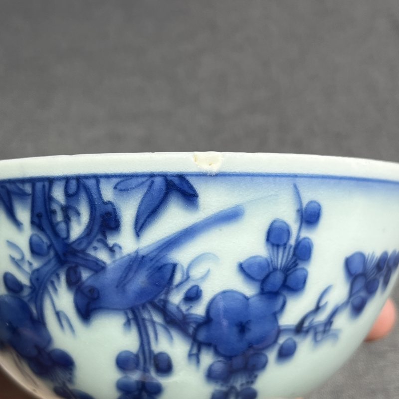 明嘉靖青花花鸟碗 - 图12