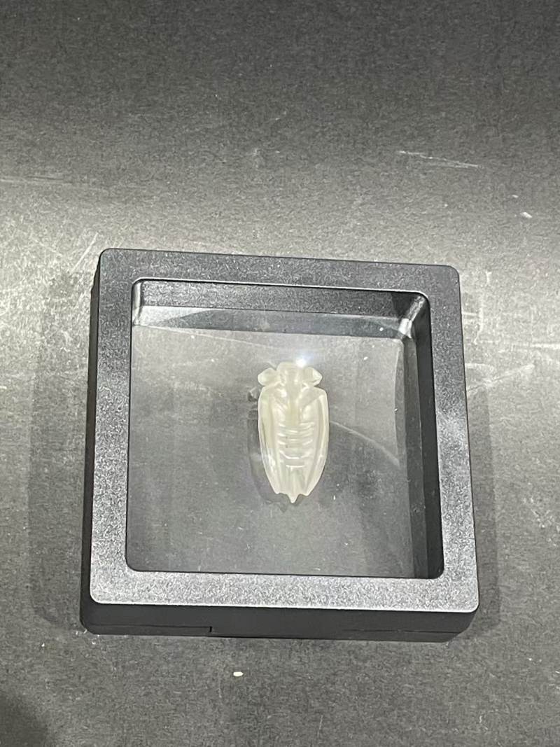 明水晶蝉挂件
