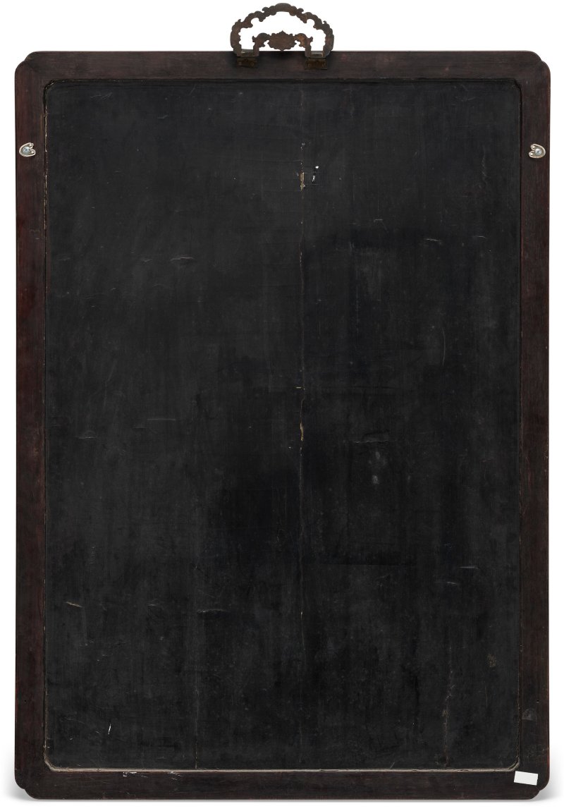 十九世紀末/二十世紀初 硬木嵌寶松鶴延年圖掛屏  LATE 19TH-EARLY 20TH CENTURY - 图2