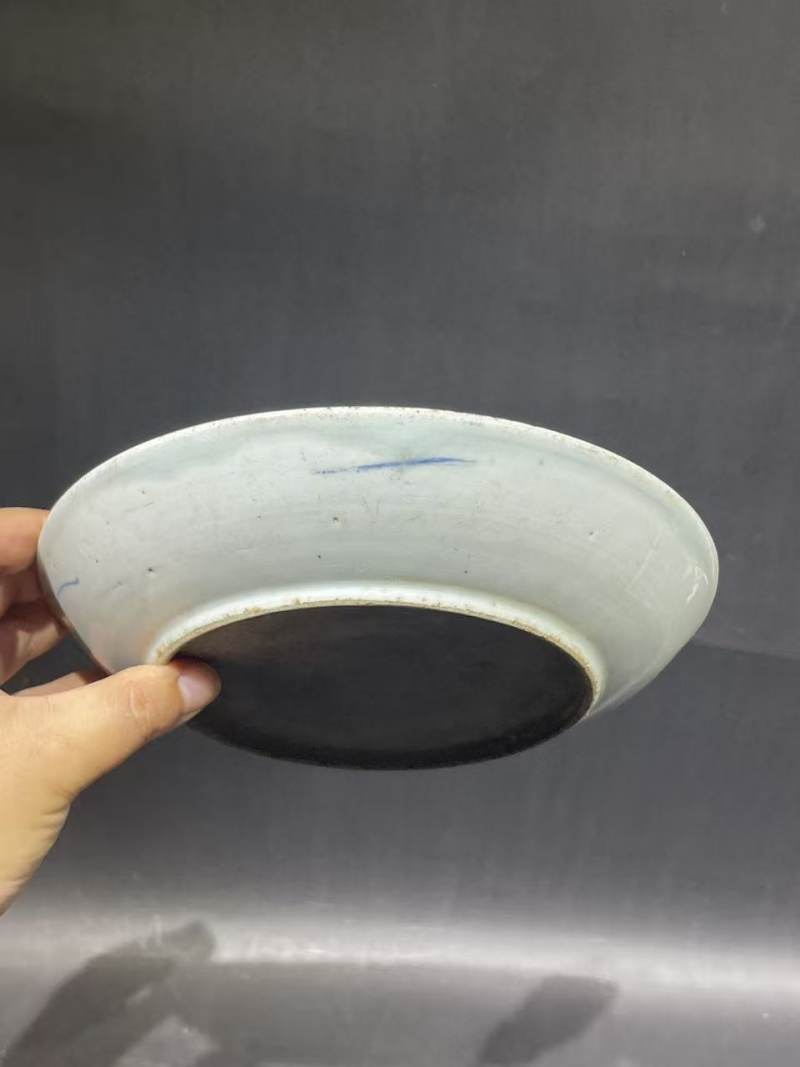 清青花釉里红鱼纹盘 - 图6