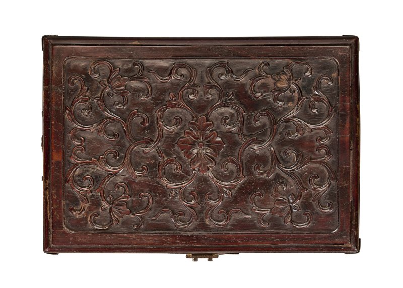 十七/十八世紀 黃花梨刻花小箱  17TH-18TH CENTURY - 图2