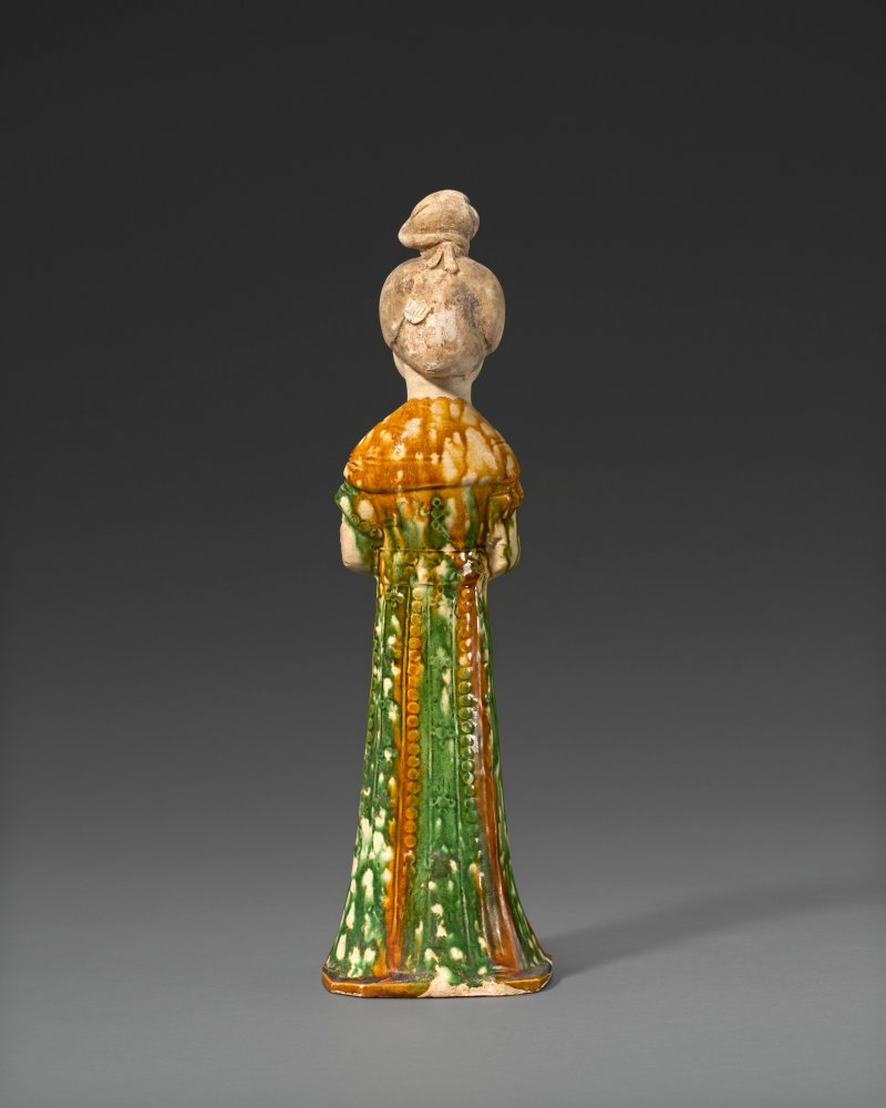 唐 三彩仕女俑  TANG DYNASTY (AD 618-907) - 图4
