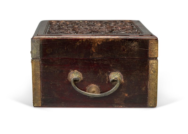 十七/十八世紀 黃花梨刻花小箱  17TH-18TH CENTURY - 图3