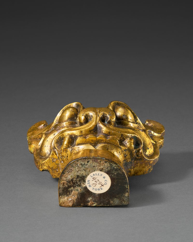東漢/六朝 鎏金銅獸面承足  EASTERN HAN-SIX DYNASTIES PERIOD (AD 25-589) - 图3
