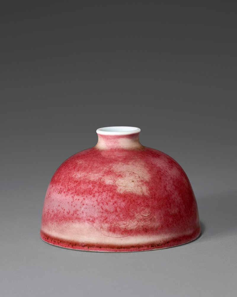 清康熙 豇豆紅釉太白尊 三行六字楷書款  KANGXI SIX-CHARACTER MARK IN UNDERGLAZE BLUE AND OF THE PERIOD (1662-1722) - 图2