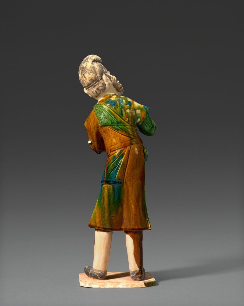 唐 三彩胡人俑  TANG DYNASTY (AD 618-907) - 图2