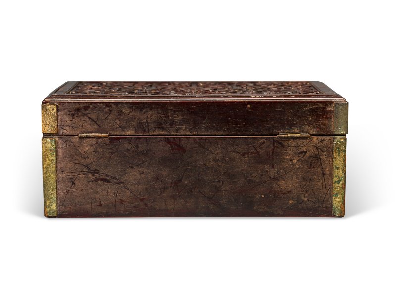十七/十八世紀 黃花梨刻花小箱  17TH-18TH CENTURY - 图4