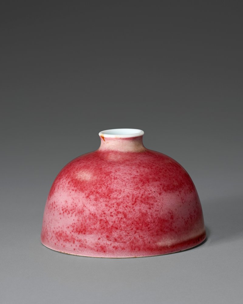 清康熙 豇豆紅釉太白尊 三行六字楷書款  KANGXI SIX-CHARACTER MARK IN UNDERGLAZE BLUE AND OF THE PERIOD (1662-1722) - 图3