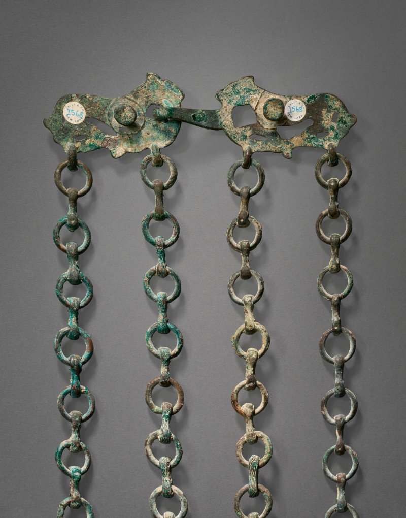 公元前六至五世紀 銅虎形環鏈帶鈎一組  6TH-5TH CENTURY BC - 图3