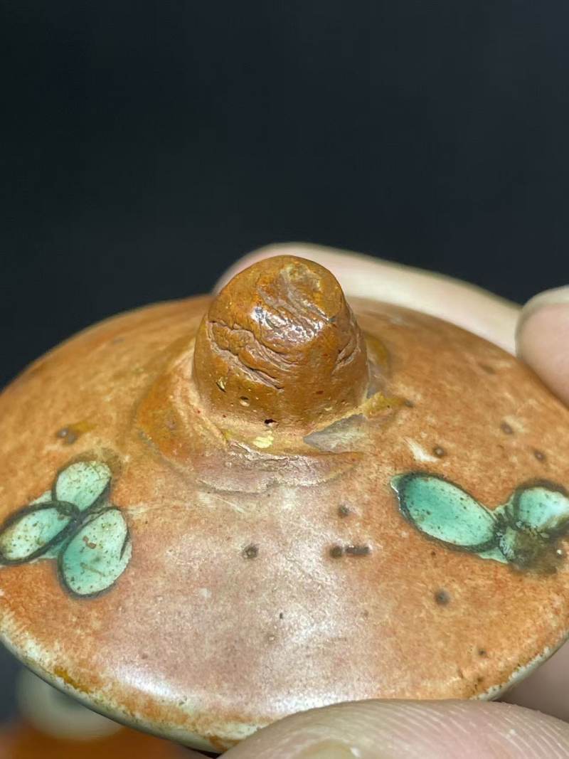 清珊瑚红釉粉彩花卉纹壶 - 图7