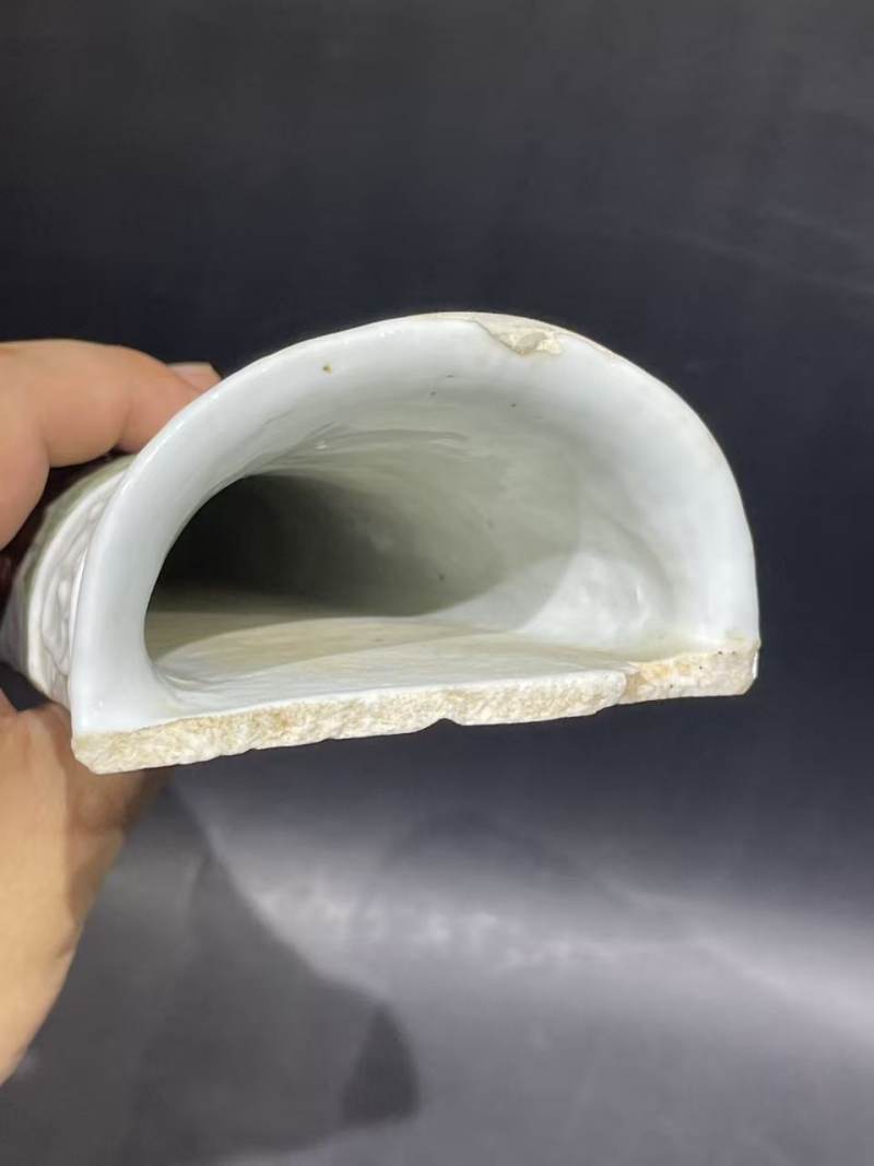 清浅绛彩狮纹壁挂 - 图7