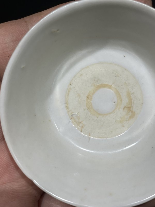 明 白釉杯两只一组 - 图7