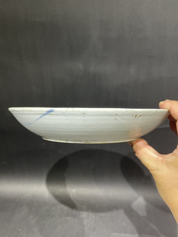 清 青花釉里红鱼纹盘 - 图8