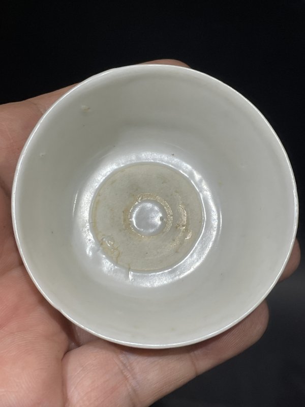 明 白釉杯两只一组 - 图6