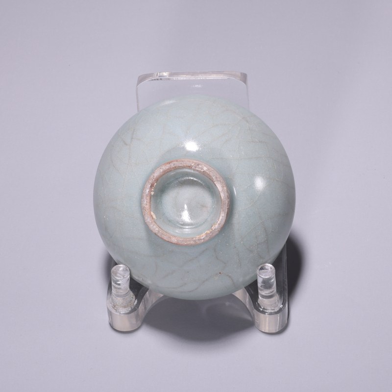 明代 龙泉窑粉青釉泡泡盏 - 图3