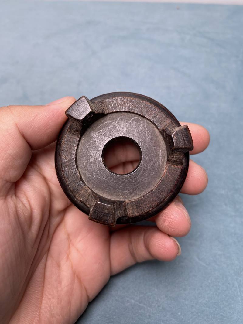 清 “石叟”款铜错银丝文房器一组六件 - 图34