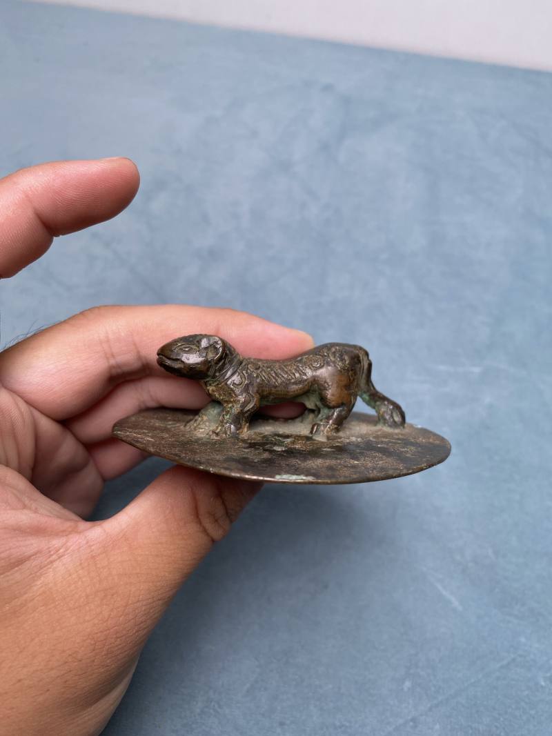 明 铜虎钮錞于 - 图12