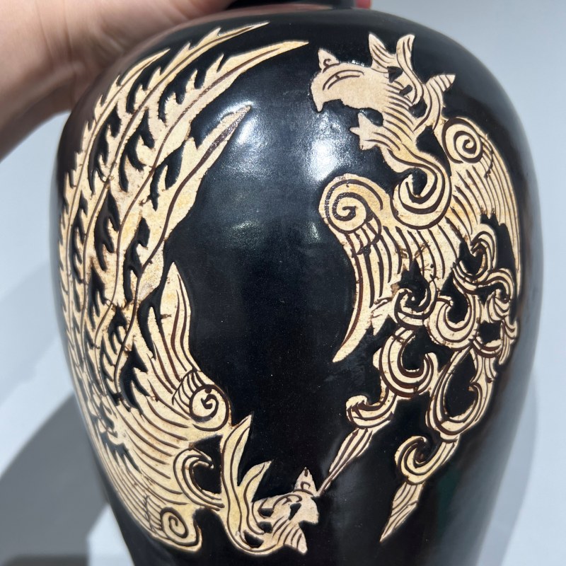 明代 吉州窑四风纹梅瓶 - 图9