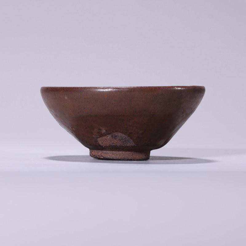 明代 建窑灰皮釉盏 - 图2