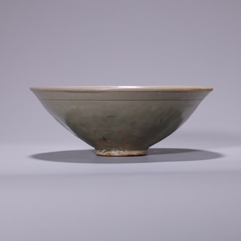 明代 青釉印花碗 - 图2